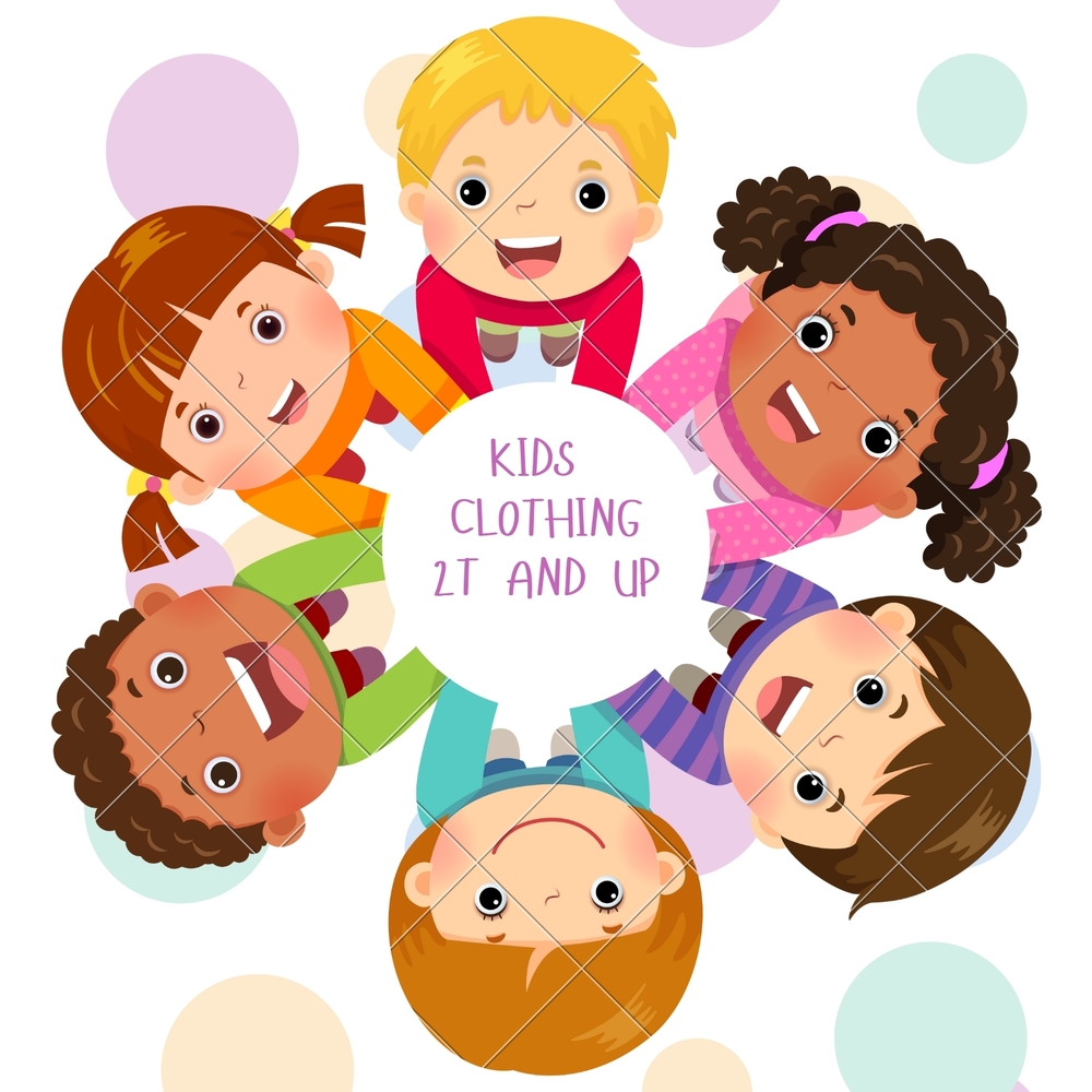 Colorful Kids Clothing Graphic